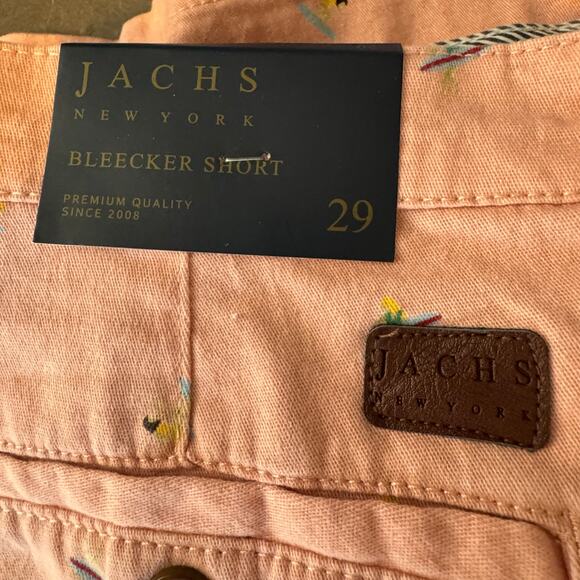 Jachs New York Stretch Chino Bleecker Short in Pink NWT Size 29 - Picture 6 of 6